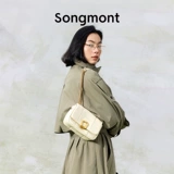 Маленькая акриловая кожаная сумка через плечо, цепь, небольшая сумка