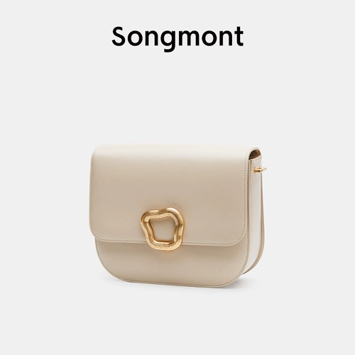 Songmont Большая сумка для тофу, серия сброса, дизайнерская квадратная сумка через плечо из воловьей кожи первого слоя, Ян Цзы в том же стиле