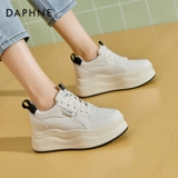 Белая обувь на платформе, летние кроссовки, высокая спортивная обувь, мягкая подошва