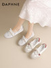 Daphne Silver Ballet Training Shoes Women's 2026 Autumn/Winter New Shallow Single Shoes Soft Sole Casual Shoes Loafers