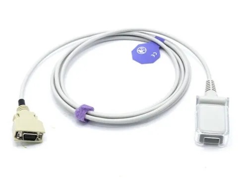 适用科曼C60 ZOL L分段式指脉氧延长线Spo2 cable连接线TW