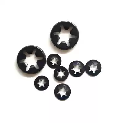 65 Manganese steel spring bearing clamp C- shaped buckle ring shaft with plum ring dense internal tooth pattern washer screw locking M312