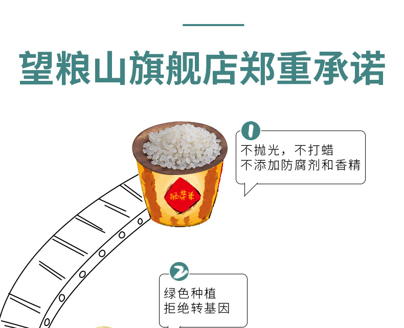 望粮山胚芽米大米500g宝宝营养辅食