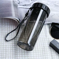 Anti-Fall Homeving Water Cup для мужчин и женщин Пластиковая чашка с крышкой простой, лесной милый портативный, падающий и защищающий от утечки студентами оптом