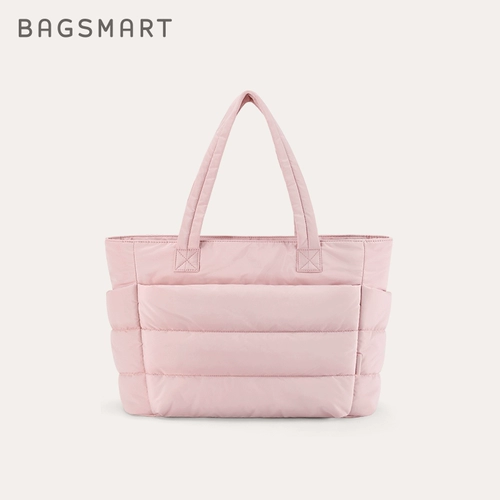 bagsmart Вместительная и большая сумка через плечо, сумка на одно плечо, портативная барсетка