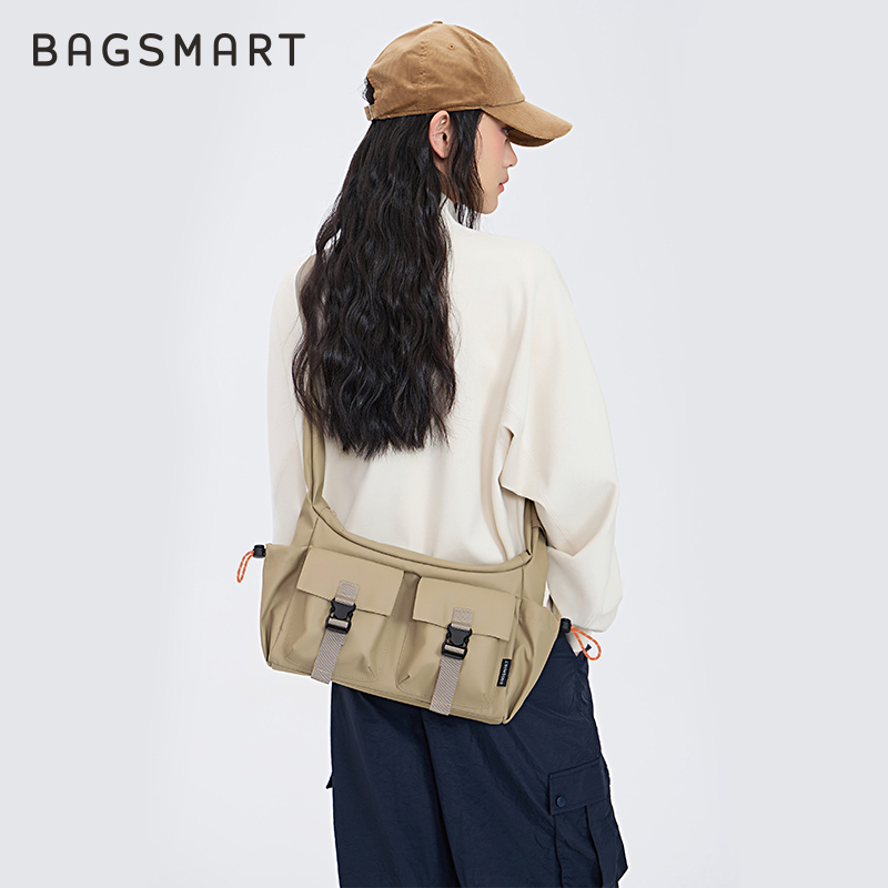 Bagsmart Crossbody Bag Women's Sports Shoulder Bag Men's Bag Pillow Bag Large Capacity Shoulder Bag Backpack