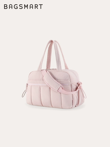 bagsmart Вместительная и большая сумка для путешествий, багажная сумка через плечо, спортивная спортивная сумка с разделителями