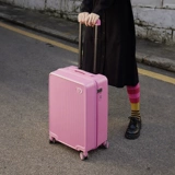 bagsmart Вместительный и большой плавный универсальный чемодан, 20 дюймов, 24 дюймов, материал