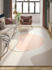 Genuine leather carpet scrubbing bedroom living room full floor mat Pvc waterproof anti-slip coffee table floor mat entrance door not washable