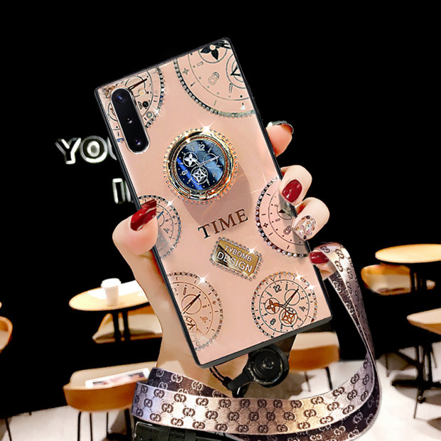 100 million SSamsung note10 mobile phone protection shell note10 protective sleeve silicone full package note10plus new 5g tide card note10 goddess with hanging rope