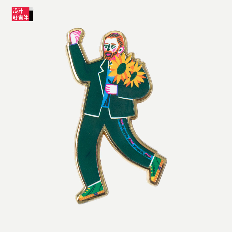 Design Good Youth Metal Badge Custom Chest Badge Print Logo Print Logo Printed Logo Booking of the Badge Badge-Taobao