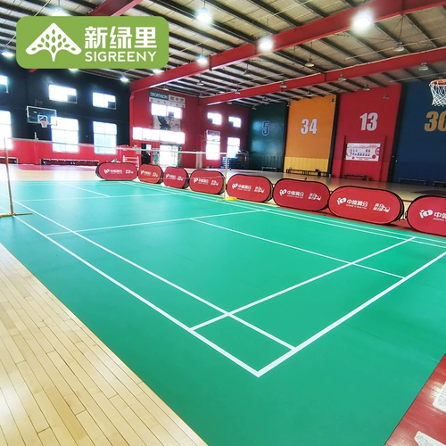 Гель -номера бадминтона Перемещение ПВХ Пластиковое стадион размещение гелевой подушка на открытом воздухе спортивные анти -шарнирные профессиональные пол