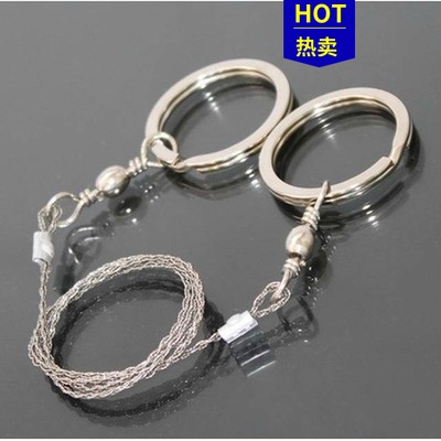 Hand pulled wire wire saw chainsaw line sawline block life-saving saw field survival equipment outdoor survival