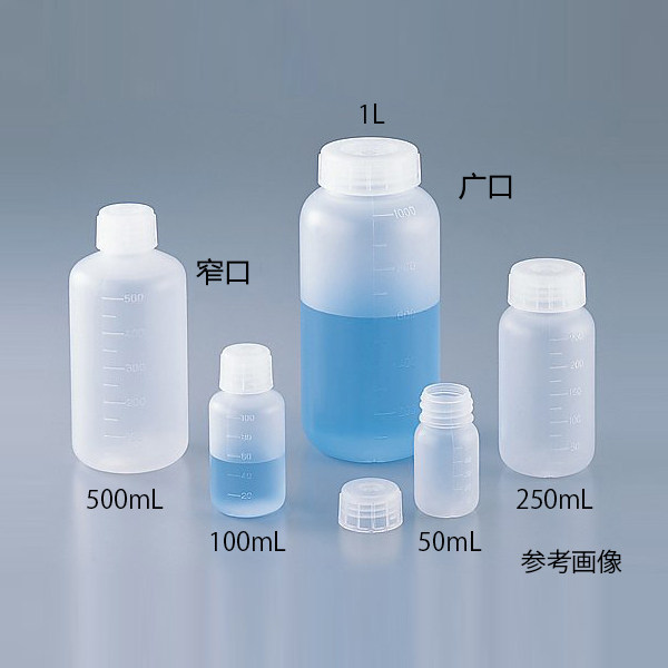 亚速旺ASONE进口PP试剂瓶高温121度灭菌样品广口窄口半透明刻度
