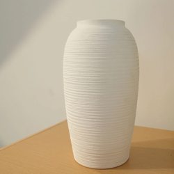 White ceramic vase Korean Style vase simulation flower vase dining table flower vase (hydroponic)