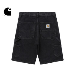 Carhartt WIP shorts men's spring and summer classic LOGO label multi-pocket stone-washed wide denim workwear