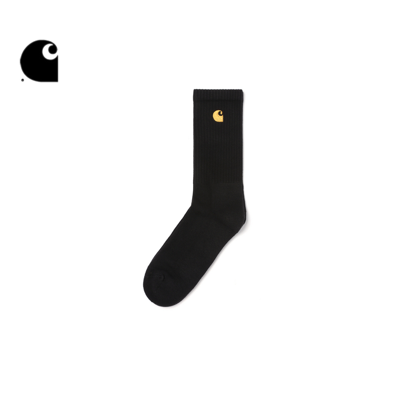 Carhartt Wip Mid-Calf Socks Accessories Classic C Logo Embroidery Fashionable and Trendy Carhartt I029421N