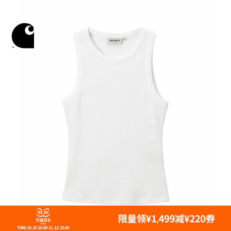 Carhartt Wip Vest Women's Autumn and Winter Classic C Logo Embroidered Carhartt