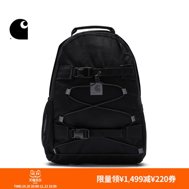 Carhartt Wip Backpack Autumn New Accessories Classic Reflective Square Logo Buckle Outdoor Carhartt