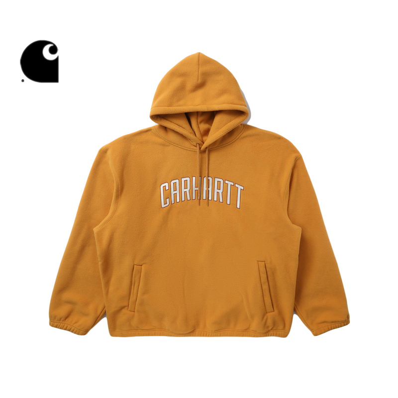 Carhartt Wip Sweatshirt Men's Classic Logo Letter Patch Wide Version Plush Hooded Carhartt 22039J