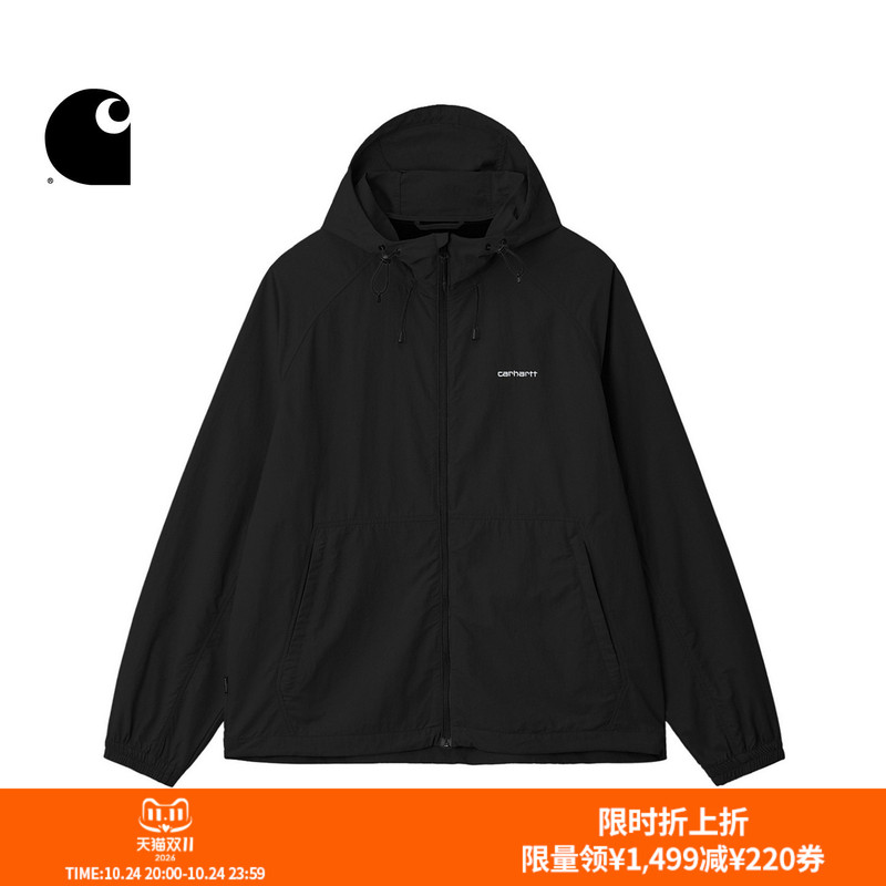 Carhartt Wip Men's Jacket Autumn Classic Letter Logo Embroidery Water-Resistant Carhartt Carhartt Wip Men's Jacket Autumn Classic Letter Logo Embroidery Water-Resistant Carhartt