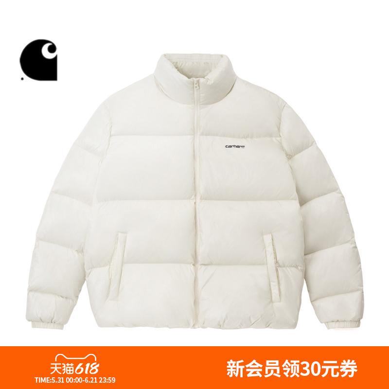 Carhartt Wip down Jacket Men's Autumn and Winter Classic Logo Letter Embroidery Carhartt F23A057L