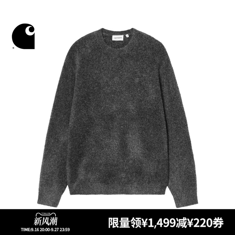 Carhartt Wip Sweater Men's Autumn New Classic C Logo Embroidery Carhartt