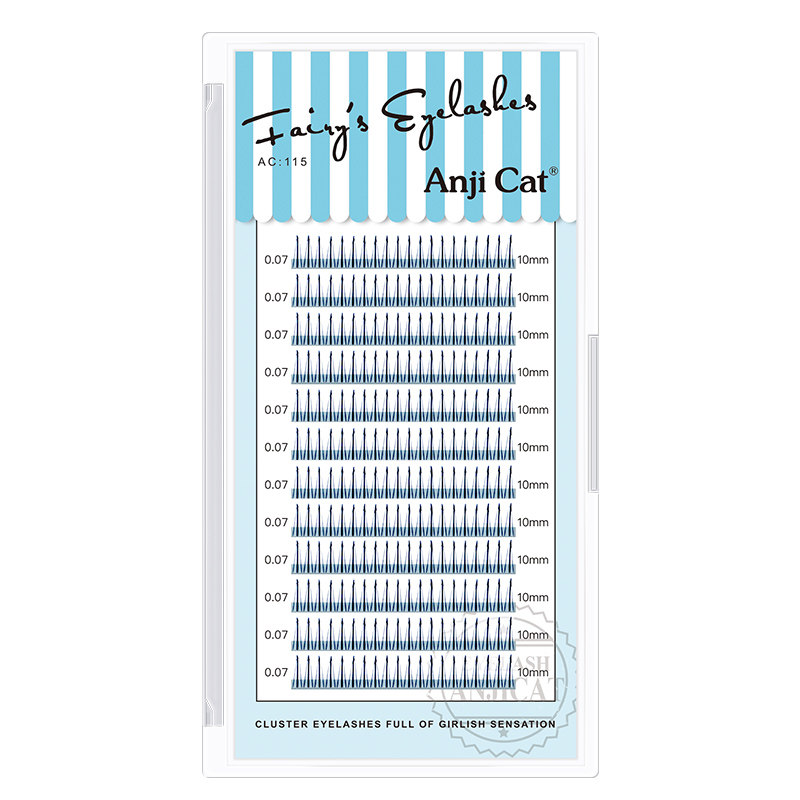 anjicat Fairy Eyelash M-grafted A- Eyelash False Eyelash Hair Natural Simulation Eyelash Fairy Hair