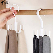 Rotable four claws slippers tie scarf scarf scarf cap frame plastic hanger bag hook