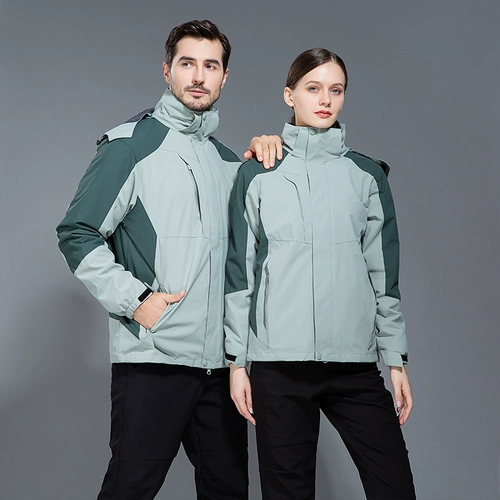 Цветная демисезонная черная куртка для работы подходит для мужчин и женщин, делается под заказ, с печатью вашего логотипа, «три в одном»