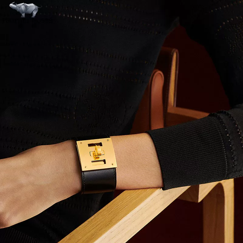 Кожаный браслет Hermes/, коллекция 2021