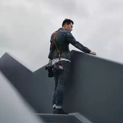 XARMOR SLR camera dual-camera baby bag shoulder strap Photographer quick shooter leather decompression handmade retro shoulders