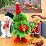 Рождественская танцующая плюшевая креативная кукла, детская игрушка, защитный амулет, декор, подарок на день рождения