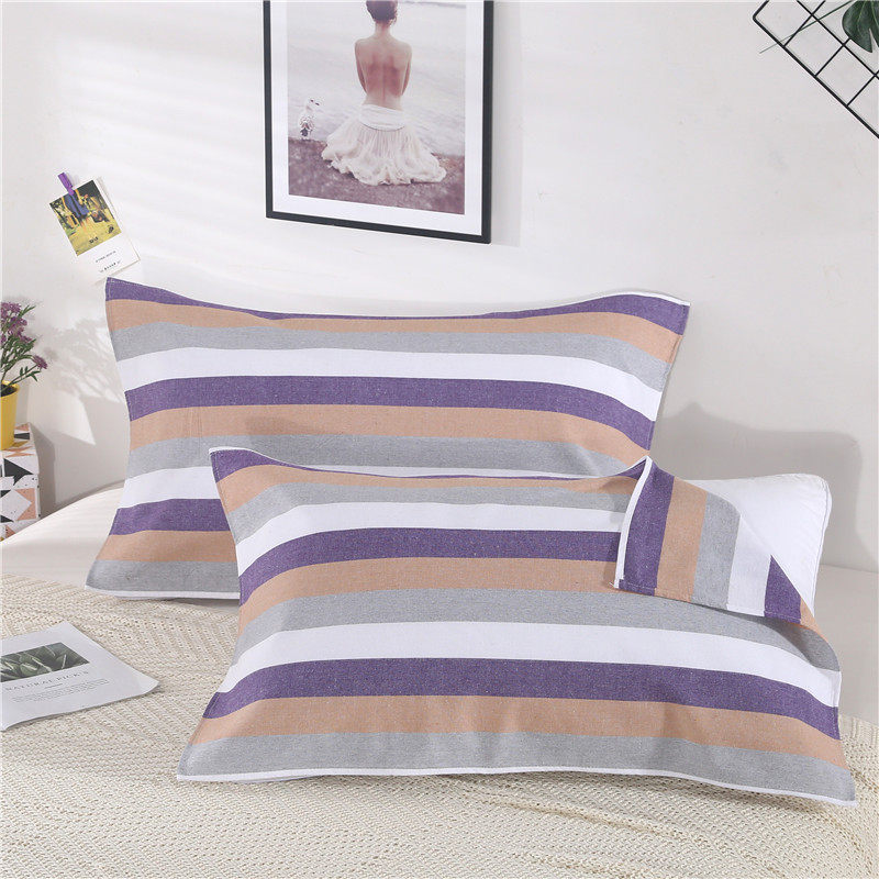  Pillow towel pillowcase two-in-one pillow pillowcase two-in-one (not easy to slide) Old coarse cloth single home breathable