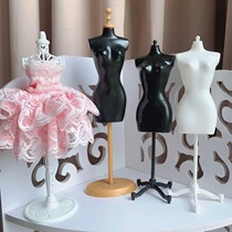 30 cm dolls 6 Sub-table Little Bureuer Fits Model Clothes Hanger Standing Bracket Clothing Display Table