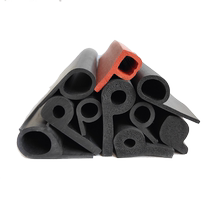 High 30mm EPDM P-type sealing strip b-type d-type 9-shaped rubber strip water gate water-proof dust-proof and waterproof seal strip