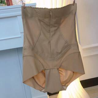 美容院锗网收腹提臀三角高腰拉链裤（1减10