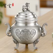 Yao Yan pure tin tea cans metal tin tea storage cans sealed cans size number logo custom business gift ornaments