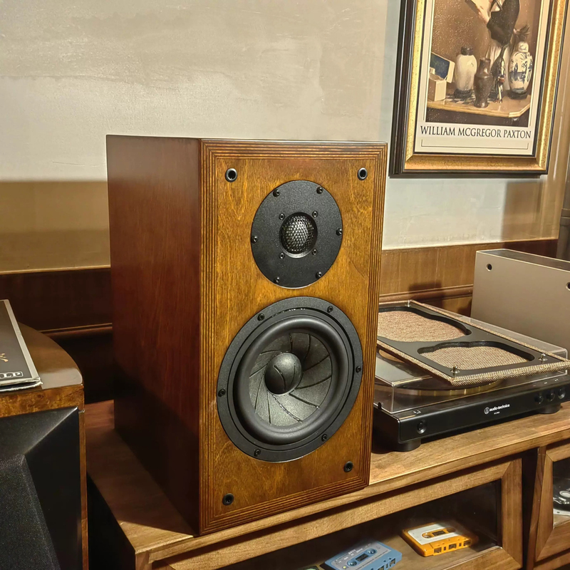 [Flagship] Watermelon Peel Bass 6.5inch Two-Way Passive Bookshelf Speaker Birch Plywood Beryllium Tweeter Ceramic Tweeter