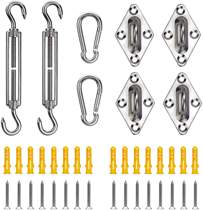 New cross-border source manufacturer shade sail stainless steel hardware diamond buckle tensioner canopy metal accessories