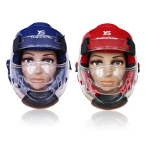 Silver Sheng Adult children Men and women Taekwondo Karate Karate Hat Boxing Loose Face Mask Once Forming Helmets
