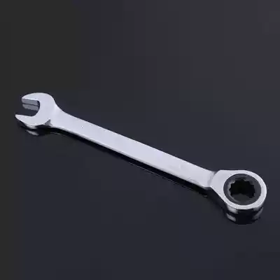 Quick wrench dual-purpose spiny wheel wrench double-head plum blossom opening wrench 13-14-17 automatic ratchet wrench