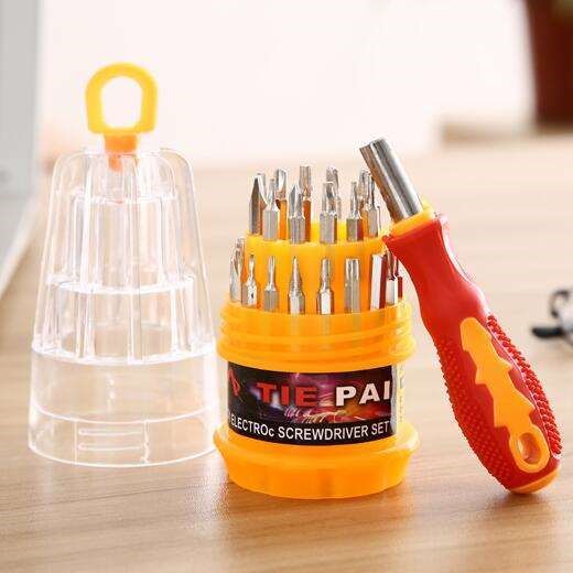 Portable household car screwdriver Six-star elbow electric drill Stainless steel rotating octagonal screwdriver hexagonal hexagon