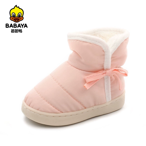 芭芭鸭 Детская обувь, сапоги, зимние детские туфли для мальчиков для раннего возраста, 2020