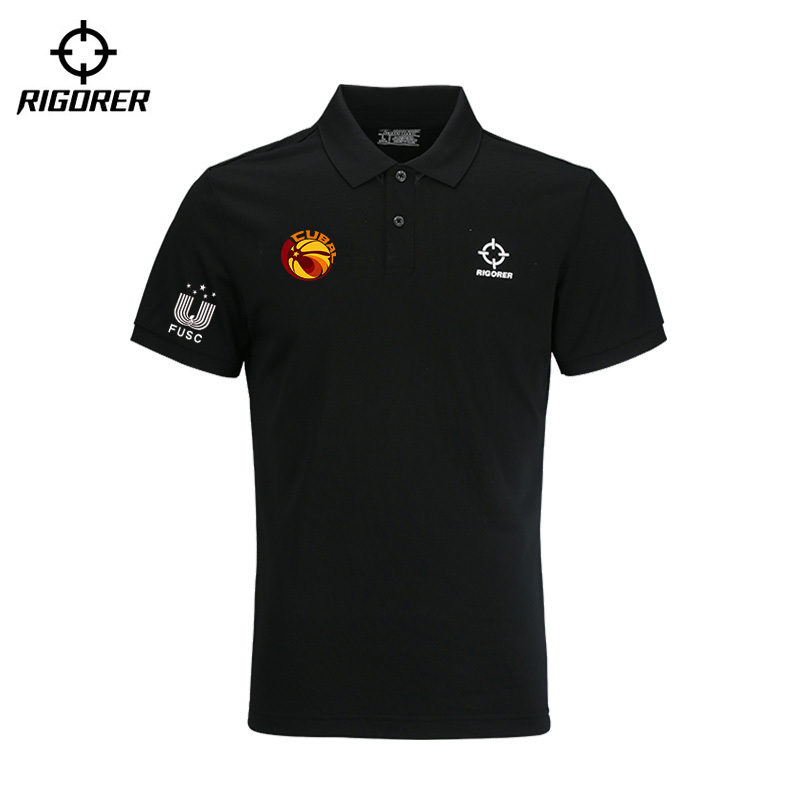 Polo Shirt with Stand-Up Collar, Breathable and Sweat-Absorbent, Loose Fit, Large Size, Short-Sleeved Training Camp Uniform for Coaches and Staff Polo Shirt with Stand-Up Collar, Breathable and Sweat-Absorbent, Loose Fit, Large Size, Short-Sleeved Training Camp Uniform for Coaches and Staff