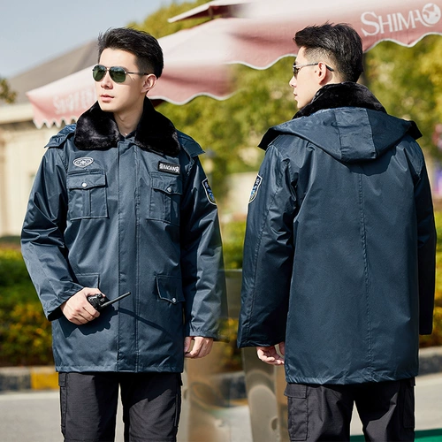 Зимняя униформа, удерживающая тепло куртка для работы, увеличенная толщина