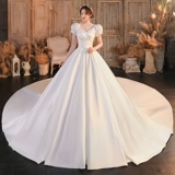 Демисезонное свадебное платье для невесты, кружевное платье, коллекция 2023, премиум класс, по фигуре