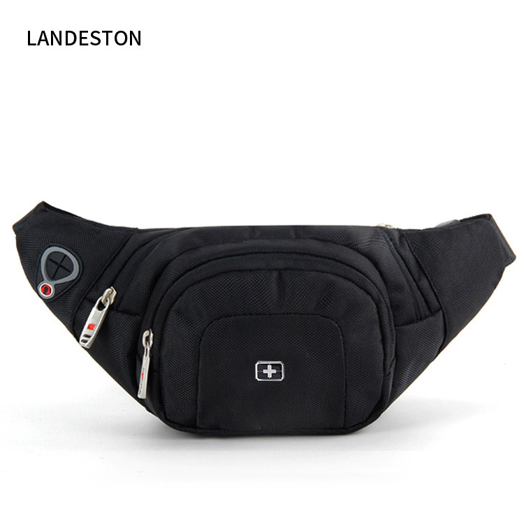 Swiss Sergeant knife waist bag outdoor sports men's waist bag Korean version of women's bag casual trend chest bag mobile phone bag