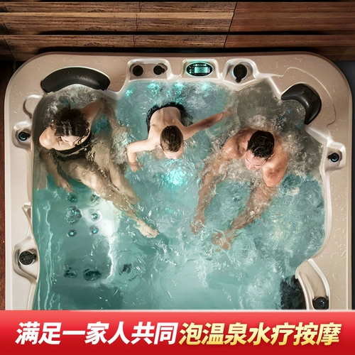 Внутренняя и наружная постоянная температура отопление серфинга горячий весенний массаж пруд вилла двор спа -спа -пруд многопользовательский