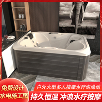 Outdoor surf Whirlpool Villa courtyard garden large multi person Bath SPA SPA SPA Bath